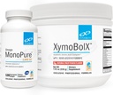 XYMOGEN Omega MonoPure 1300EC (120 portioner) + XymBolX (30 portioner) Bundle - kardiovaskulär + kognitivt stöd, Muscle Recovery - Non GMO