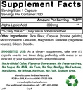 Bästa naturliga Alpha Lipoic Acid 300 mg & COQ10 100 mg