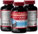 Ginkgo biloba extrakt blad - BRAIN OCH MEMORY BOOSTER - förbättra - hjärnminne kosttillskott - ginkgo biloba extrakt, hjärntillskott för minne och fokus, fokus och energitillskott 1 flaska 60 Caps