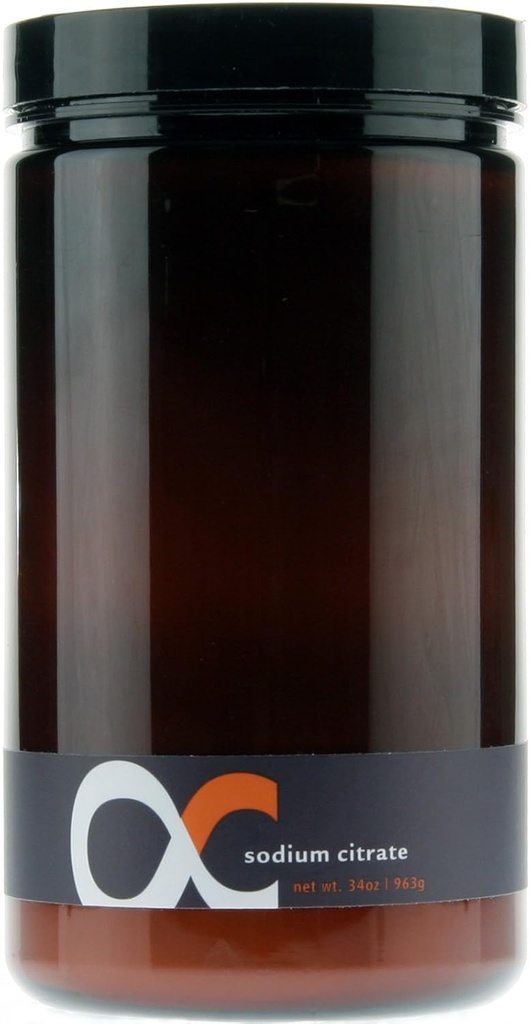 4mulär ren natriumcitrat i Amber Jar 34 oz