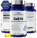 1MD Nutrition CoQ10 - för hjärthälsa och cellulär energiproduktion - Hälsotillskott för män och kvinnor - Coenzyme Q10 Softgel - 60 dagar