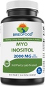 Brieofood Myo Inositol 2000 mg per portion - 60 tabletter - 3rd Party Lab Testad