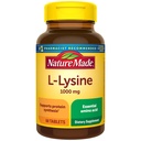 Nature Made L-Lysin 1000 mg, Kosttillskott, 60 tabletter, 60 dagars leverans