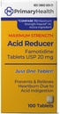 Maximal styrka syra Reducer Famotidine 20mg tabletter, 100Count