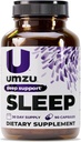 UMZU Magnesium Sleep Support Supplements med GABA och L-Theanine, Komplett Body Relaxation och Mood Support, Non-Melatonin Formel - 180 kapslar