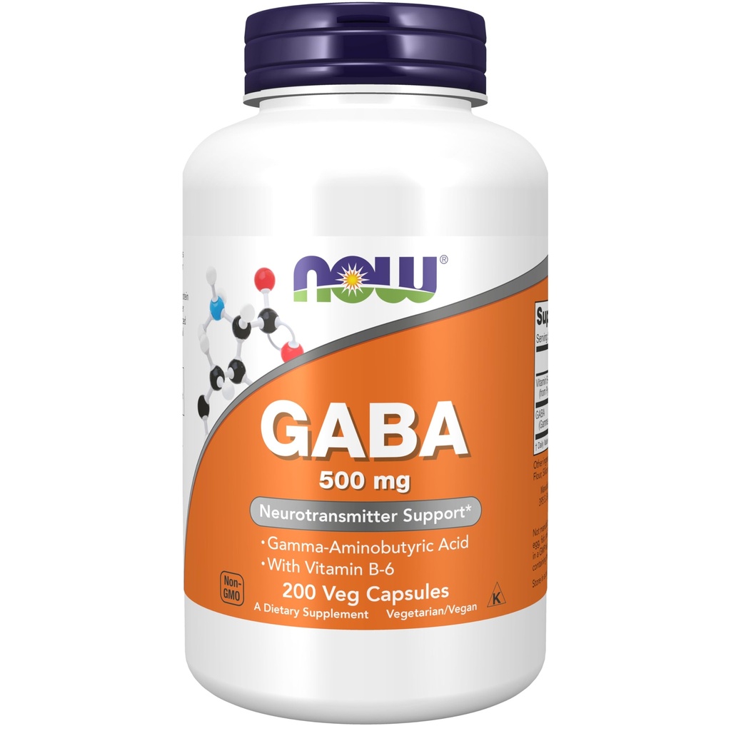 NU GABA 500 mg 200 Veg Capsules