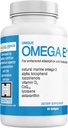 UNIQUE E A.C. Grace Company Omega E + - Fish Oil Supplement - med Marine Omega-3 Fatty Acids, Vitamin E, Vitamin D3 och CoQ10 - Hjälper till att stödja hjärta, hjärna och hudhälsa - 60 Softgels