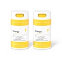 Health by Habit Energy Supplement 2 Pack (120 Capsules) - Natual Caffeine Blend, Vitamins B & C, Supports Energy Levels, Promotes Mental Alertness and Focus, Vegan, Non-GMO, Sugar Free (2 Pack)