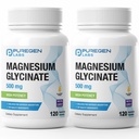 Magnesium Glycinate 500mg [High Potency] Veggie Caps, Chelated for Superior Absorption, Non-GMO, NO Gluten och Dairy, stöder muskel, gemensam och hjärthälsa | Total 240 kapslar