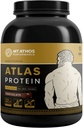 Atlas Chocolate Protein Powder | Goat Milk Whey med Casein Protein | 22 g Protein per portion | Choklad | 28 portioner