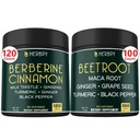 Bundle 7in1 Berberine HCl 97% och 6in1 Beet Root Capsules
