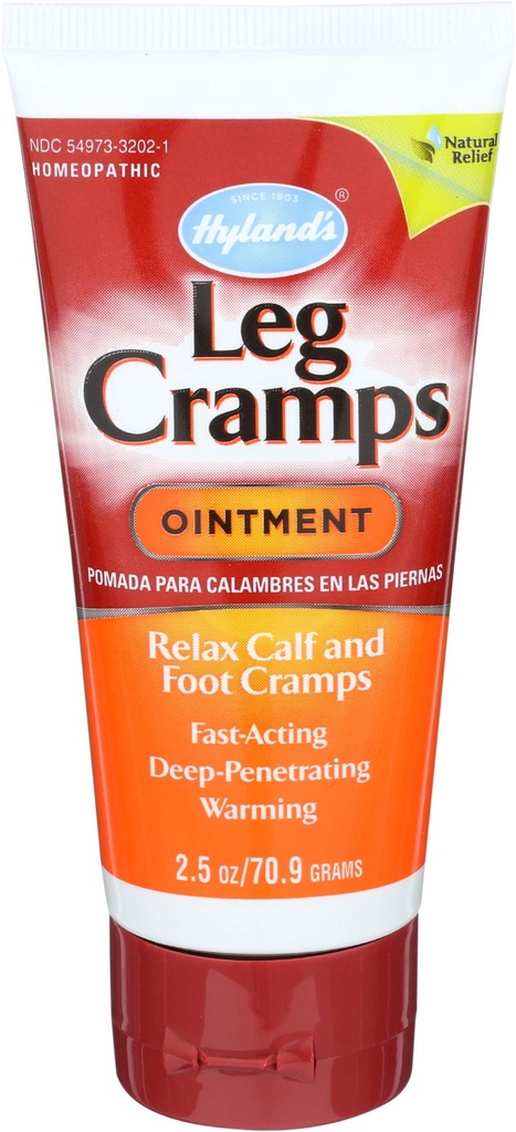 Hylands Leg Cramps Ointment, Arnica Gel Leg Cramp Relief, Natural Relief of Calf, Leg och Foot Cramp, 2.5 oz
