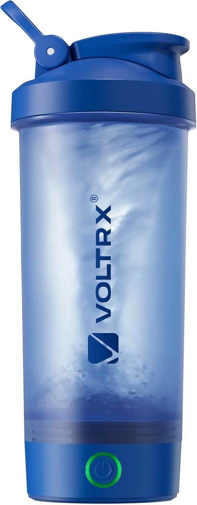 VOLTRX Protein Shaker Bottle, Merger USB C Rechargeable Electric Protein Shake Mixer, Shaker Cups för Protein Shakes och Meal Replacement Shakes, BPA Free, 24oz