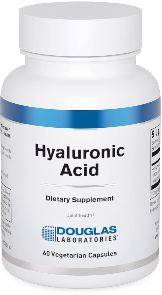 Douglas Laboratories Hyaluronsyra | 70 mg Hyaluronsyra för gemensam och hudhälsa | 60 kapslar
