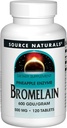 Källa Naturals Bromelain 500mg Proteolytisk Enzym Supplement - 120 tabletter (Pack of 2)