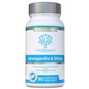 Ashwagandha & Shilajit - Ashwagandha KSM-66 1000mg & Purified Shilajit Extract 200mg (50% Fulvic Acid) - Inga konstgjorda fillers, Binders eller Flow Agents - Lämplig för Veganer