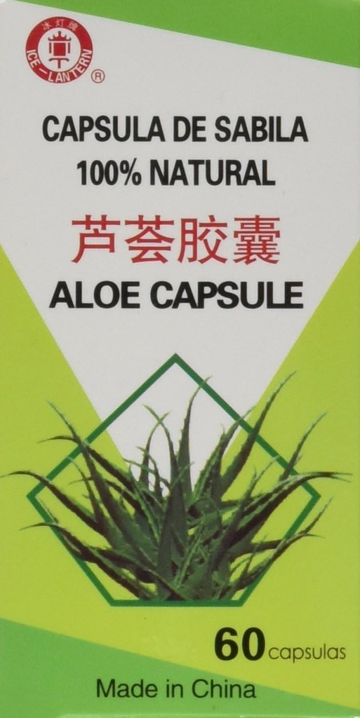 Kinesiska 100% naturliga aloe vera extrakt växtbaserade kapslar