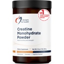 Design för Hälsa Kreatin Monohydratpulver - Unflavored Micronized Kreatinpulver för kvinnor och män att stödja muskelstyrka, träning + hjärnhälsa, ren kreatinmonohydrat 5g (90 portioner)