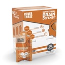 Täck tre hjärnförsvar Omega 3 fiskolja, näringsmässig hjärntillskott med Curcumin, Uridine, Orange Slice Liquid Omega 3 DHA EPA Formel, Nootropic Supplement för idrottare