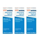 Rugby Dibucaine Topical Anesthetic 1% Hemorrhoid Ointment - Pain Relief Cream för Itching och Burning, Hemorrhoid Behandling, Anti Itch Cream 1 Oz (3 Pack)