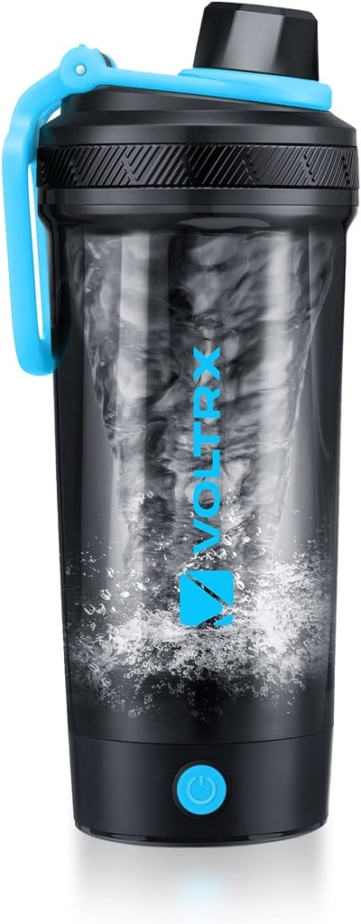 VOLTRX Shaker Bottle, Gallium USB C Rechargeable Electric Protein Shake Mixer, Shaker Cups för Protein Shakes och Meal Replacement Shakes, BPA Free, Made with Tritan, 24oz