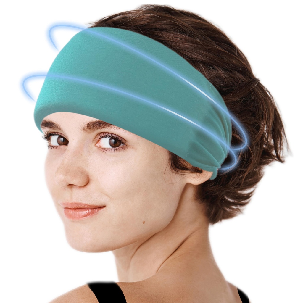 Crimmy Migraine Headache Relief Cap, Cooling Gel Headband Neck Wrap Hat Mask, Soothing Ice Pack Head Face Cold Compress för spänning Stress & Hangover