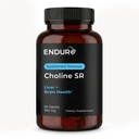 Endur Choline L(+) Bitartrate, Sustained Release Brain & Liver Support Supplement, Prenatal Safe, Vegan, Non-GMO, Gluten Free, 300mg (60 tabletter)