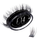 Lashify Fluffy 14mm Gossamer Eyelash Extensions Refill, Black, Easy DIY False Lashes Att Lägga till Fullhet och Dimension