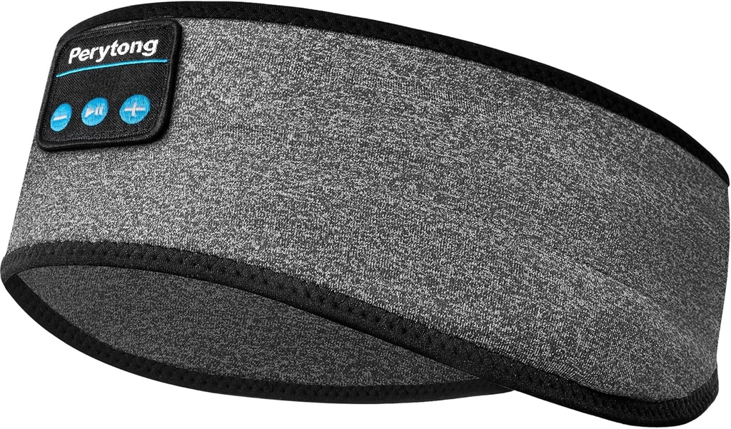 Perytong Bluetooth Sleep Headphones Headband med HD-högtalare - bulleravbokning, för Side Sleepers, Workout, Jogging, Yoga