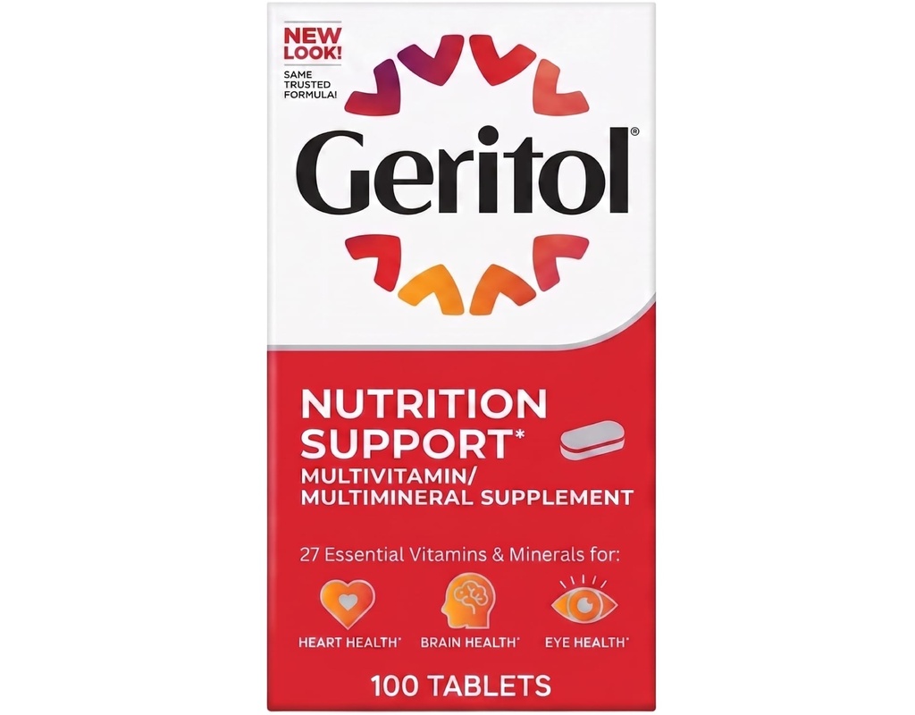 Geritol Multivitamin 100-fliken (tidigare kallad Geritol Complete - samma produkt!)