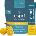 Zero Sugar Electrolyte Drink Mix, Yuzu Citrus, Hydration Packets, Nitric Oxide Boost, Low Calories, Magnesium Citrate förhindrar muskelkramper och förbättrar återhämtning, 15 Day Supply