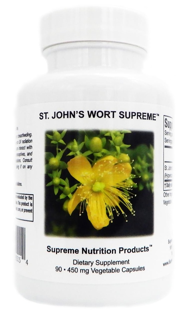 Supreme Nutrition St John's Wort Supreme, 90 Pure St John's Wort Capsules