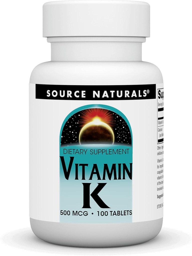 Källa Natur Vitamin K - 500 mcg - 100 tabletter