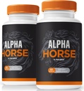 (2 Pack) Alpha Horse Capsules, Alpha Horse Officiell Male Formula Pills, AlphaHorse för Stamina & Performance, Alfa Horse För Män Premium När Dagliga Pill Pastillas, Alpha Hrse Complex (120 kapslar)
