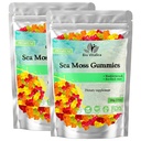 BIO VITALICA Sea Moss Gummies - med Bladderwrack & Burdock Root - Wildcrafted Gel + Powder - Vegan, Keto, Non-GMO, Gluten-Free - Fruity Mineral-Rich Gummies - 50 Count (2 Pack)
