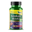 America Medic & Science Ginkgo Biloba 60mg (60 Softgels) | Brain Booster Supplement för män och kvinnor | Mind Enhancer med Herbal Leaf Extract