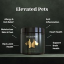 Ultra-Healthy Omega 3 Fish Oil Treats w / MSM, Glukosamin, Chondroitin, EPA / DHA för hundar: Förhöjda djur fiskolja, gurkmeja & Joint Supplement + Allergy Chews - Ultimate Dog Vitamin Supplement