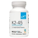 XYMOGEN K2-45 Vitamin K - Vitamin K2 MK-7 härrör från icke-GMO Sojabönor - Den mest biotillgängliga formen av K2 Tillgänglig - Stöder kardiovaskulär + benhälsa (60 kapslar)