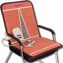 MediCrystal Far Infrared Chair Mat - 40 "L x 20"W - Natural Amethyst - FIR Värme 86-158 ° F (30-70 ° C) - Negativ Ion - Original Tillverkare - Hot Stone Pad