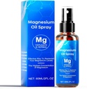 Magnesium Oil Spray, 60ml Magnesium Spray, 100% organisk Magnesium Oil Extra Strength, främjar lugn sömn och avkoppling, Magnesium Spray för fötter, sömn och kropp, lätt att absorbera och använda