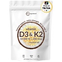 Micro Ingredients Vitamin D3 10.000 IE + K2 MK-7 200 mcg, 300 Softgels med Virgin Coconut Oil | 2-i-1 Vitamins D & K Complex | Extra Styrka, Lätt att Svälja, Icke-GMO, Gluten Free