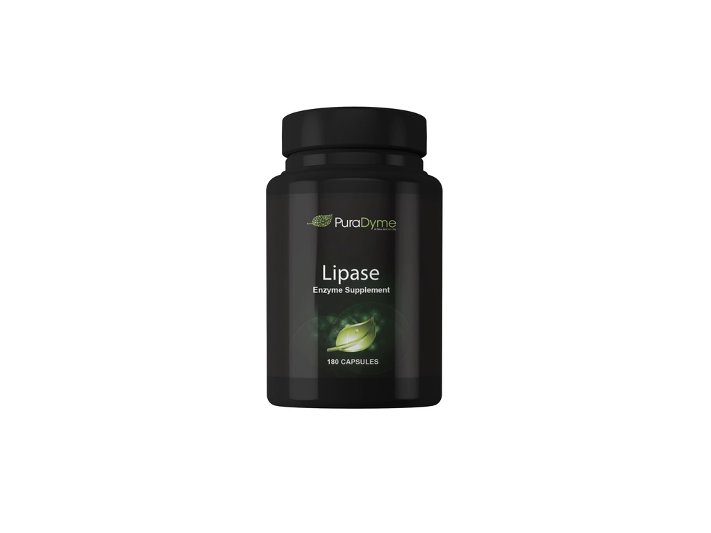 PuraDyme Lipase Enzyme 180 kapslar Digestive Enzyme (1)