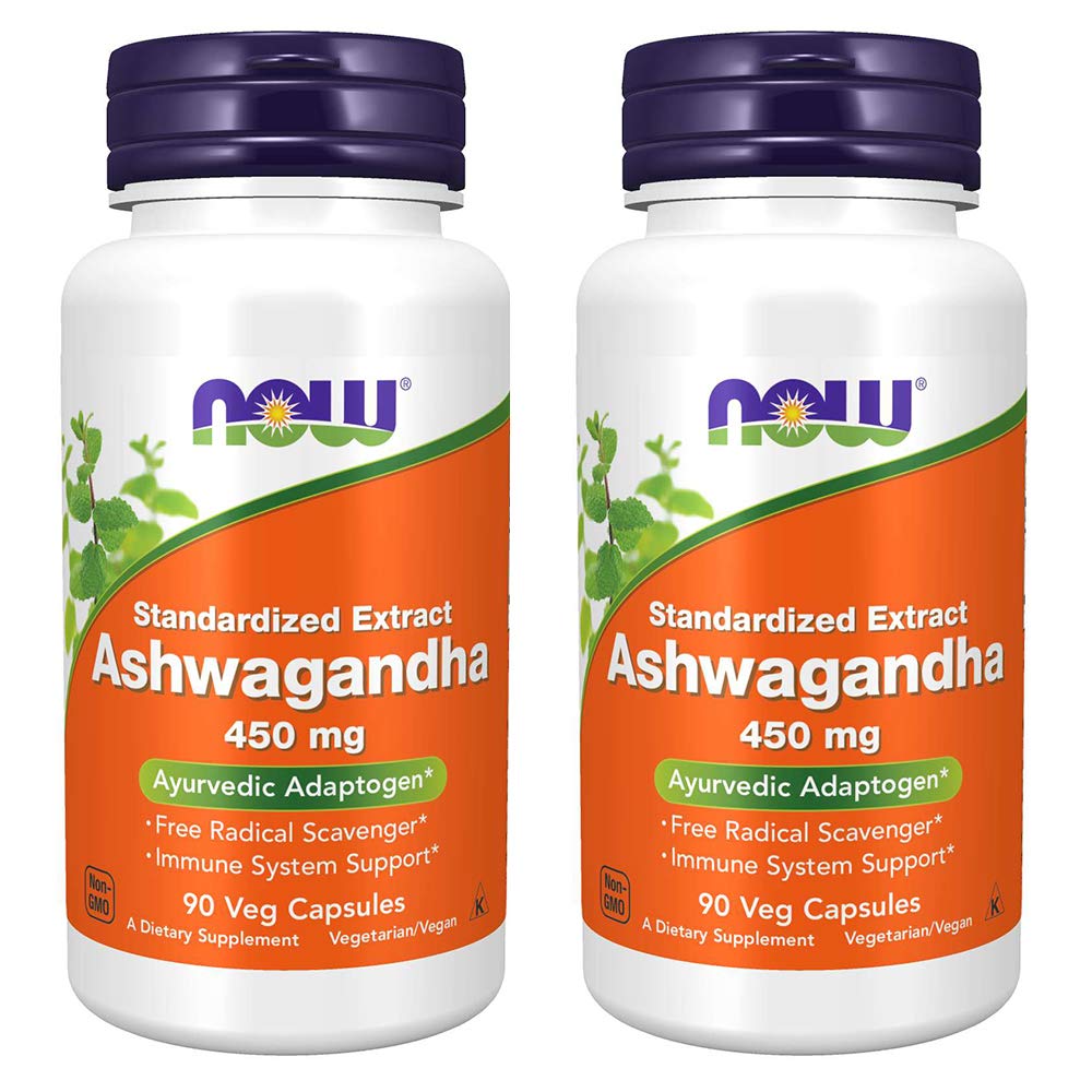 Nu livsmedel Ashwagandha Extract 450mg, 90 VCaps (Pack of 2)