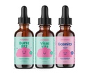 JoySpring B-Complex & Vital Vits med Magnesium Drops Bundle | Naturligt Sourced Kids Vitaminer & Minerals | Non-Alcoholic, Sugar-Free Liquid Formula | Vegan & Vegetarian Liquid Drops Supplement