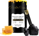 Shilajit Honey Sticks, 30 Sticks - Pure Himalayan Resin, Organic Honey & Saffron för energi Boost, Immune Support & Vitality, SHILAJIT Honey Sticks för Män & Kvinnor