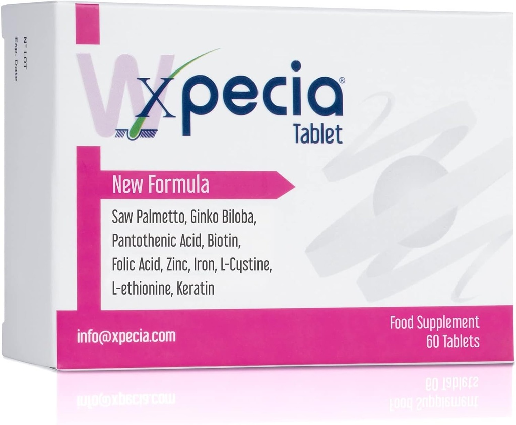 XPECIA FOR WOMEN ANTI HAIR LOSS & DHT BLOCKER & NY HAIR GROWTH FORMULA (60 tabletter)