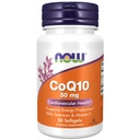 NOW Foods Supplements, CoQ10 50 mg, Pharmaceutical Grade, All-Trans Form producerad av Fermentation, 50 Softgels