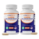 Vitamatic 2 Packs Valerian Root 20:1 Extract 250 mg - 240 kapslar - 20X koncentrerat extrakt