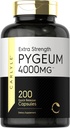 Carlyle Pygeum Africanum Bark | 200 kapslar | High Potency Extract | Non-GMO, Gluten Free Supplement