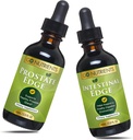Go Nutrients Prostate Edge & Intestinal Edge | Digestive Supplement med Black Walnut Hull, Orange Peel, Lavender Flower, Gentian Root, Clove Bud, Wormwood | Prostate Supplement 2 oz Liquid Drops
